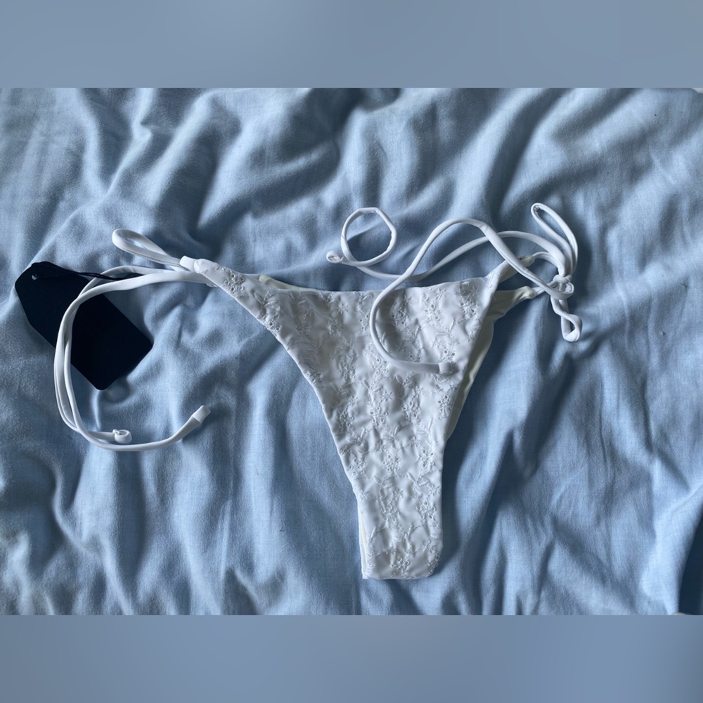 Frankies Bikinis x SYDNEY SWEENEY Venice Eyelet Skimpy Bikini Bottom